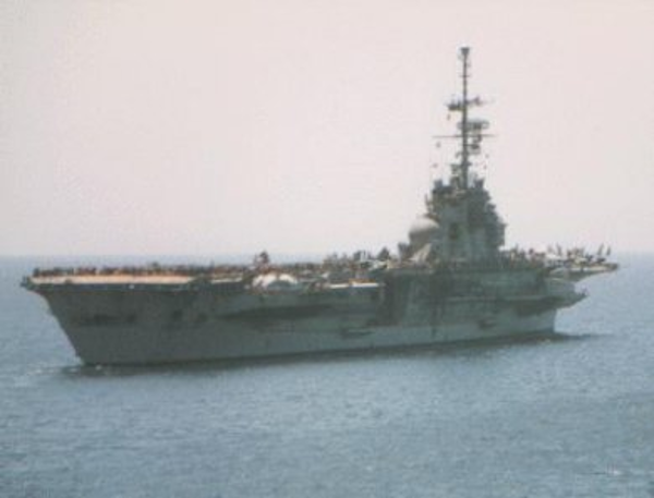 The French Aircraft Carrier Clemenceau Persian Gulf 1988