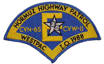 Hormuz Highway Patrol Patch - Persian Gulf Operation Earnest Will Patch 