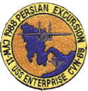 persian excursion 1988 cvn 65 patch mini